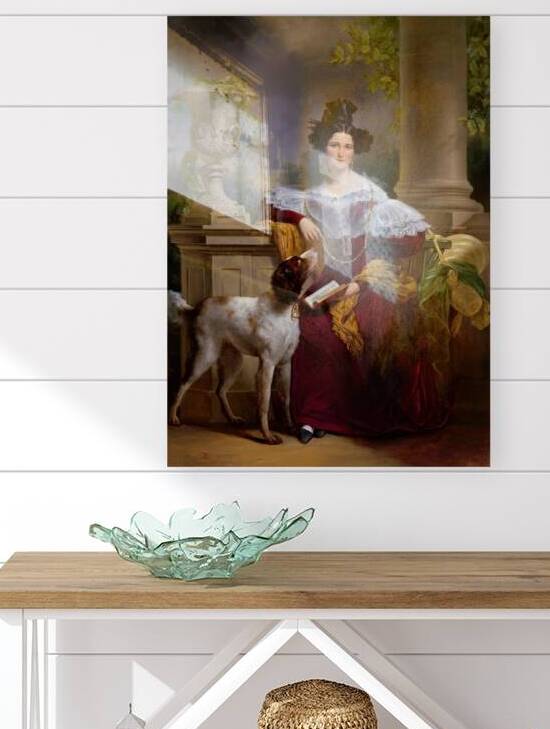 Portrait of Alida Christina Assink by Jan Adam Kruseman Fine Art Old Masters Reproduction by xzendor7