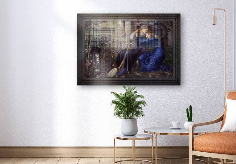 Love Among the Ruins by Edward Burne-Jones Old Masters Reproduction by xzendor7