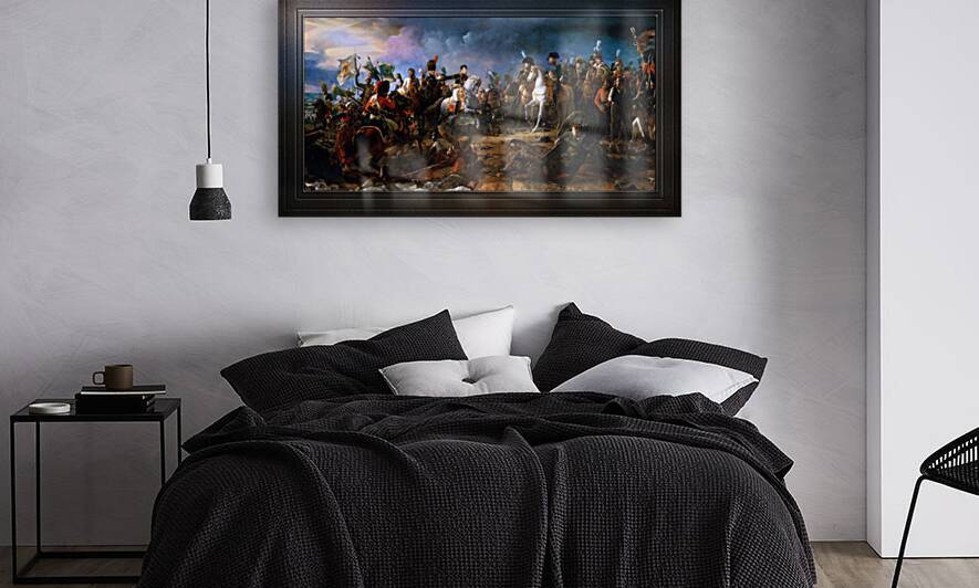 The Battle of Austerlitz by Francois Pascal Simon Baron Gerard Classical Fine Art Old Masters Reproduction by xzendor7