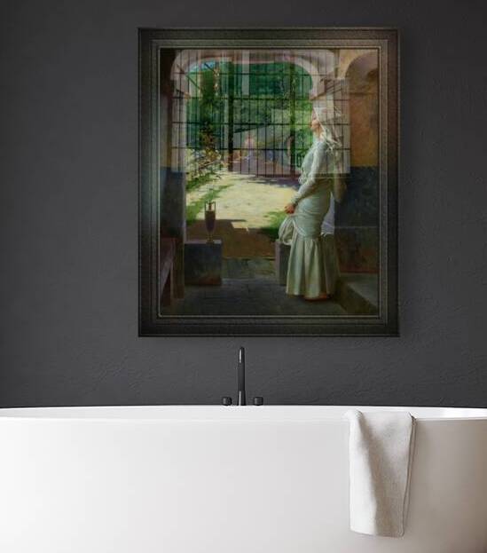 Annunciazione by Vittorio Matteo Corcos Old Masters Fine Art Reproduction by xzendor7