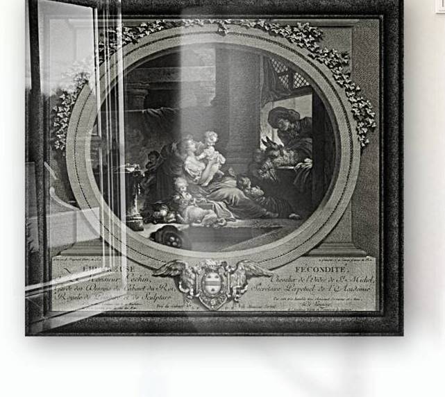 LHeureuse Fecondite by Jean-Honore Fragonard Old Masters Classical Fine Art Reproduction by xzendor7