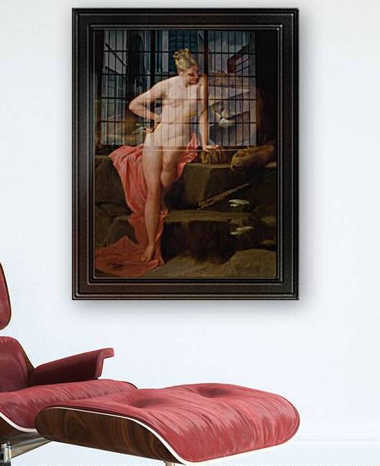 The Lion in Love by Adolphe Weisz Classical Art Old Masters Reproduction by xzendor7