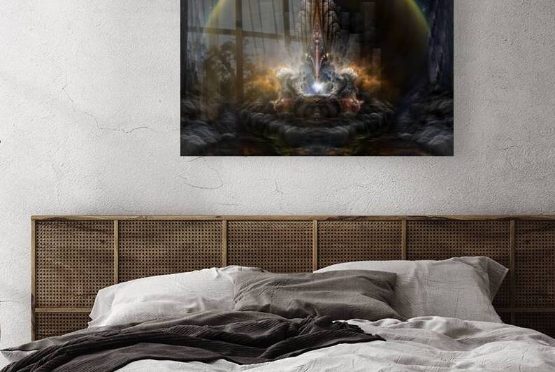 Path Of Shadows Fractal Fantasy Art by xzendor7
