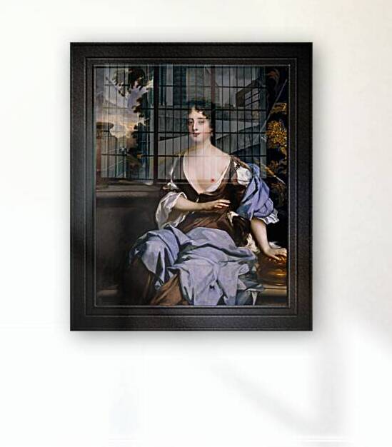 Portrait of Margret Hughes by Peter Lely Old Masters Classical Fine Art Reproduction by xzendor7