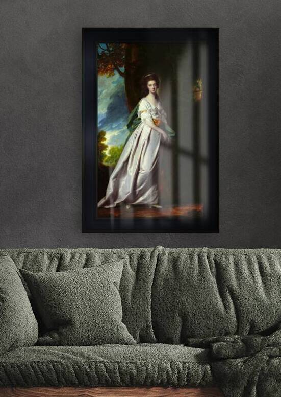 Mrs. Thomas Scott Jackson by George Romney Old Masters Classical Fine Art Reproduction by xzendor7