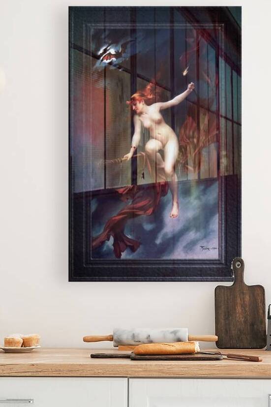 The Witches Sabbath by Luis Ricardo Falero Classical Fine Art Old Masters Reproduction by xzendor7