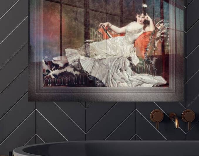 Mademoiselle de Lancey by Carolus-Duran Fine Art Old Masters Reproduction by xzendor7
