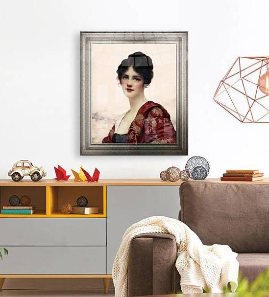 Esme by William Clarke Wontner Fine Art Classical Art Portrait Old Masters Reproduction by xzendor7