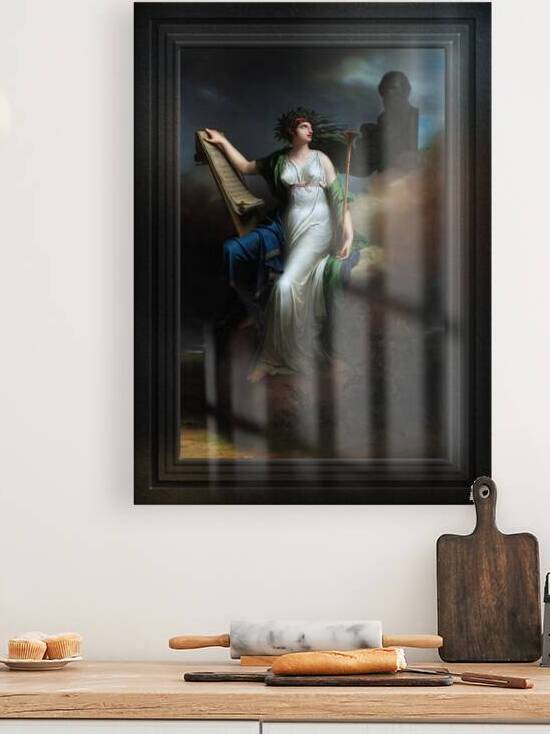 Calliope Muse of Epic Poetry by Charles Meynier Old Masters Classical Art Portrait Reproduction by xzendor7