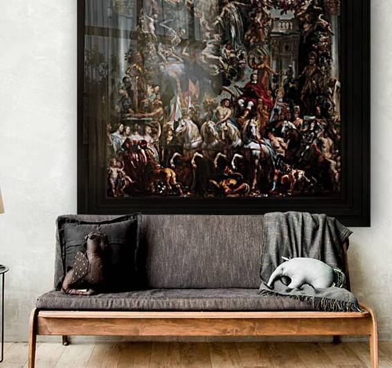The Triumph of Frederik Hendrik Prince of Orange by Jacob Jordaens I Classical Art Old Masters Reproduction by xzendor7