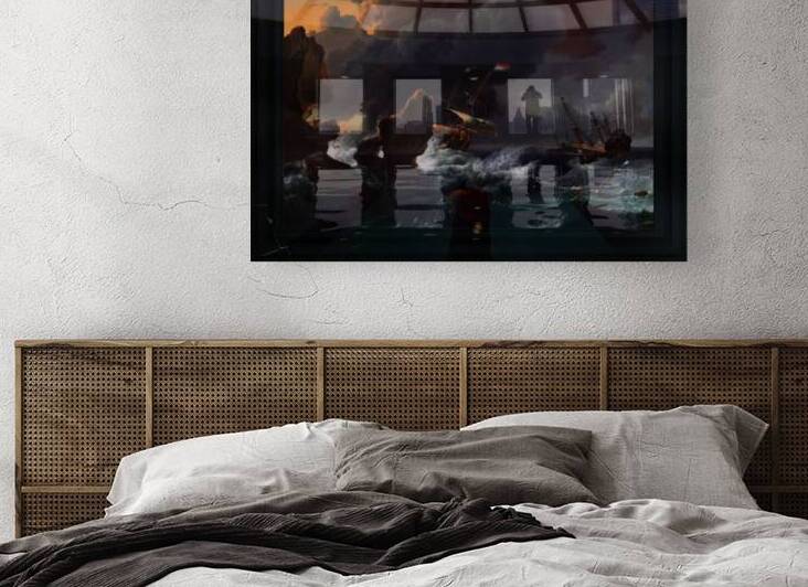 Ships In Distress Off A Rocky Coast by Ludolf Bakhuizen Old Masters Classical Fine Art Reproduction by xzendor7