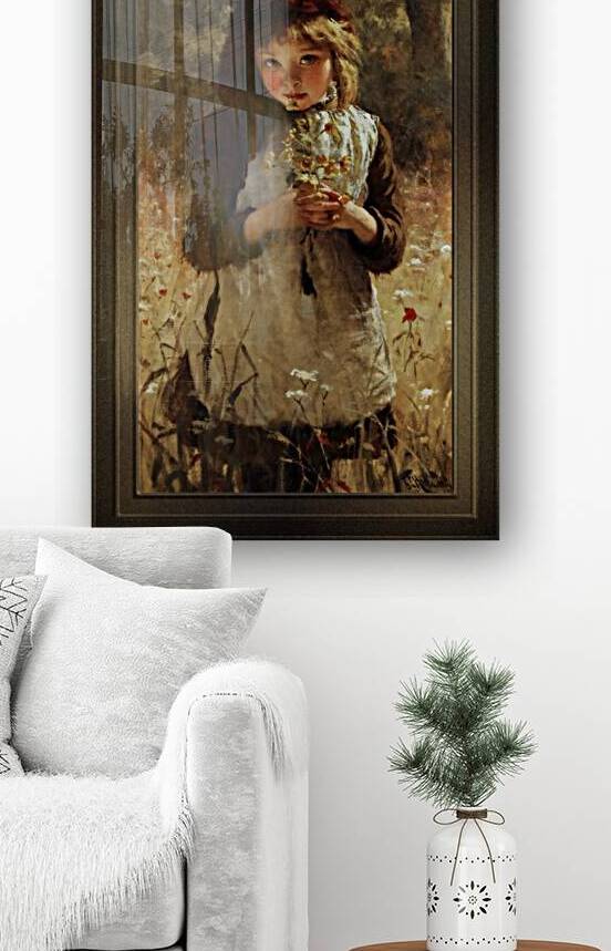 Buttercups by George Elgar Hicks Classical Fine Art Old Masters Reproduction by xzendor7
