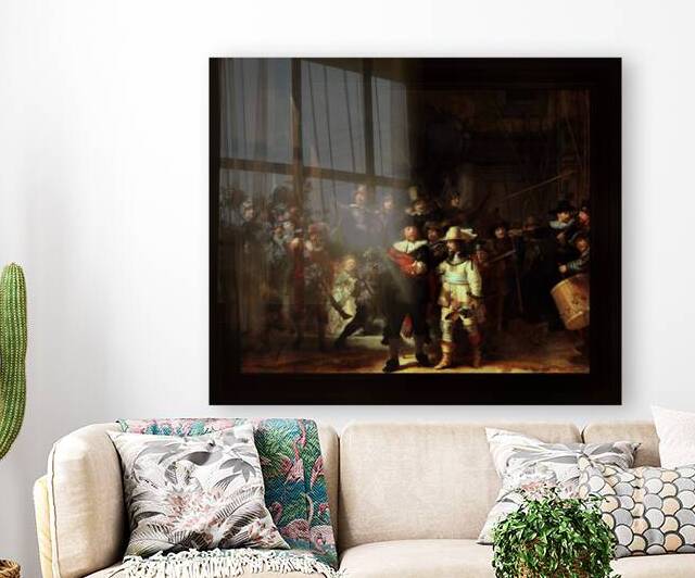 The Night Watch De Nachtwacht by Rembrandt van Rijn Classical Fine Art Old Masters Reproduction by xzendor7