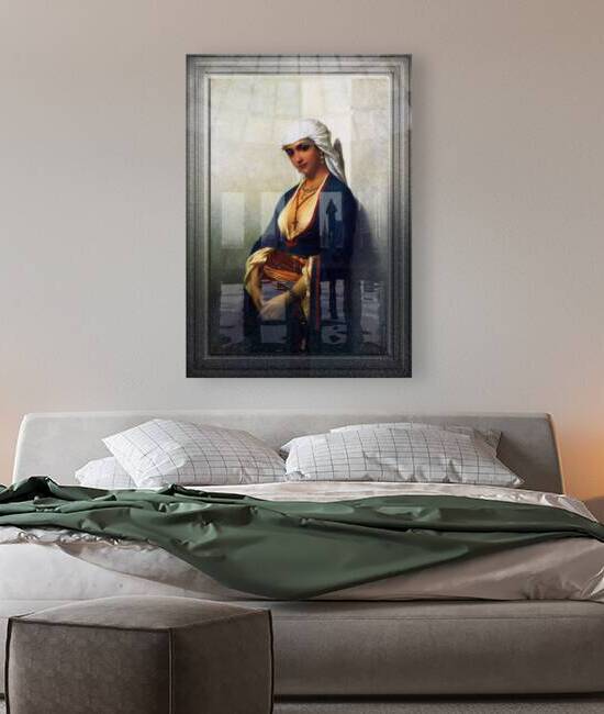 La Fidele by Emile Lecomte-Vernet Classical Fine Art Old Masters Reproduction by xzendor7