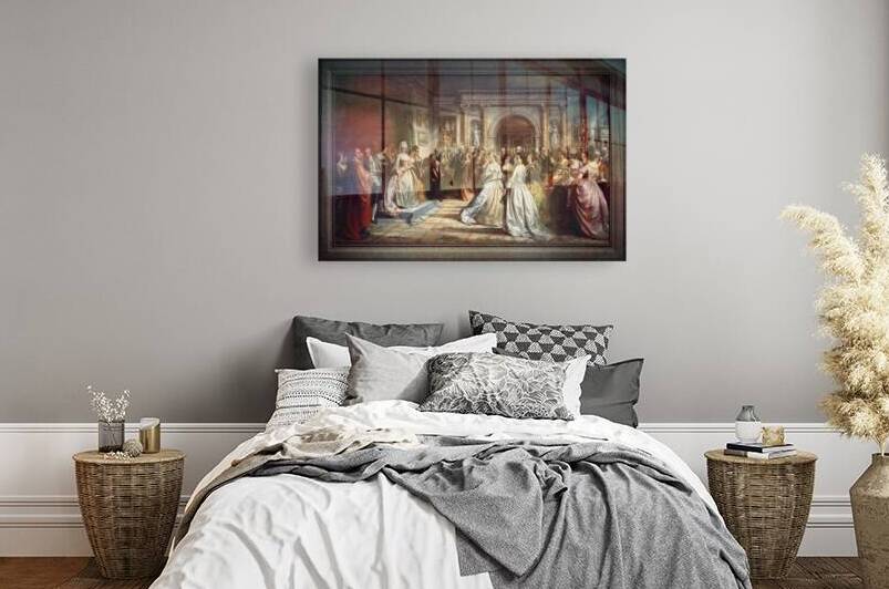 Lady Washingtons Reception Day by Daniel Huntington Fine Art Old Masters Reproduction by xzendor7