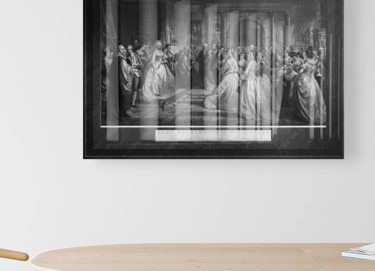 Lady Washingtons Reception Engraving by Alexander Hay Ritchie Classical Fine Art Old Masters Reproduction by xzendor7