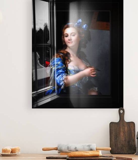 Marie-Gabrielle Capet Self-Portrait Remastered Xzendor7 Classical Fine Art Old Masters Reproductions by xzendor7