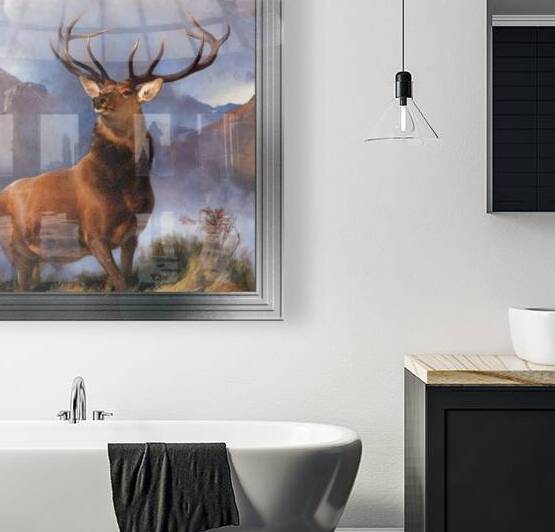 The Monarch of the Glen by Sir Edwin Henry Landseer Old Masters Classical Art Reproduction by xzendor7