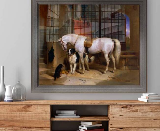 Favourites the Property of H.R.H. Prince George of Cambridge by Sir Edwin Henry Landseer by xzendor7