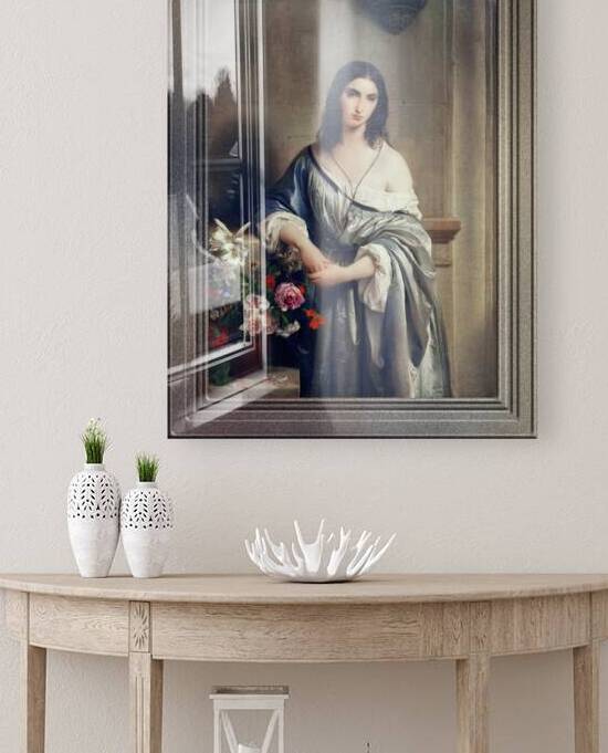 Melancholy by Francesco Hayez Old Masters Classical Fine Art Reproduction by xzendor7