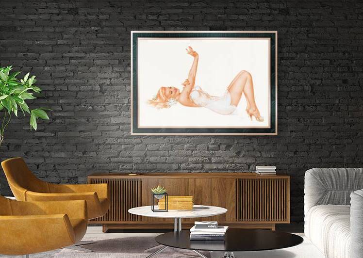 Admiration by Alberto Vargas Pin-Up Girl Vintage Artwork by xzendor7