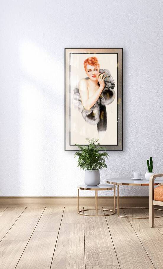 Fox by Alberto Vargas Pin-Up Girl Vintage Art by xzendor7
