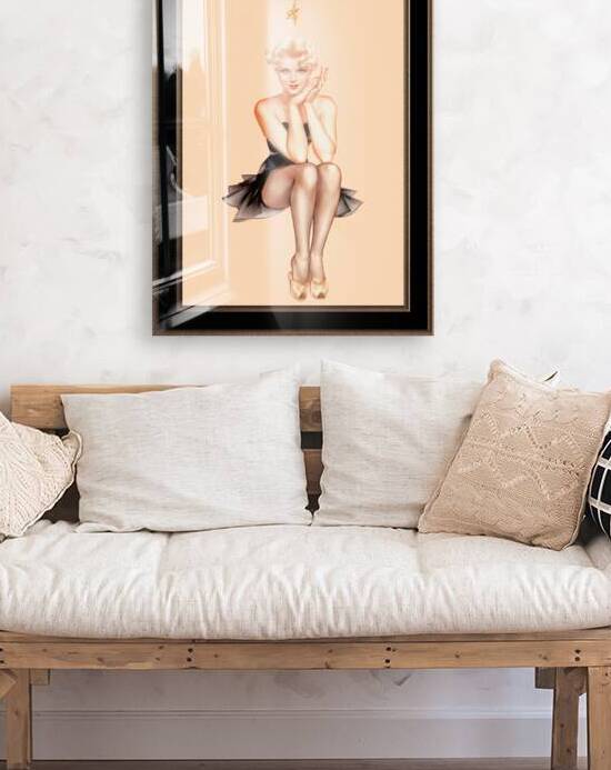 Varga Girl Cover Art by Alberto Vargas Pin-Up Girl Vintage Art by xzendor7