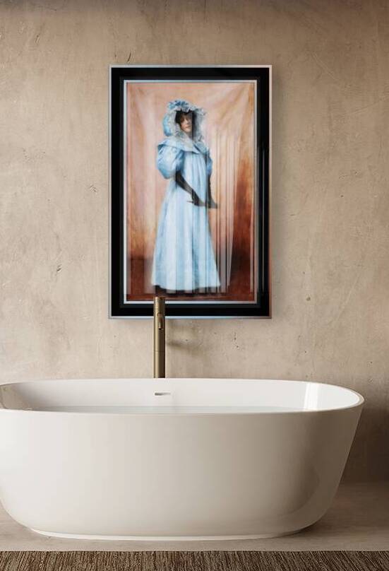 Lady In Blue by Maxime Dastugue Classical Fine Art Old Masters Reproduction by xzendor7