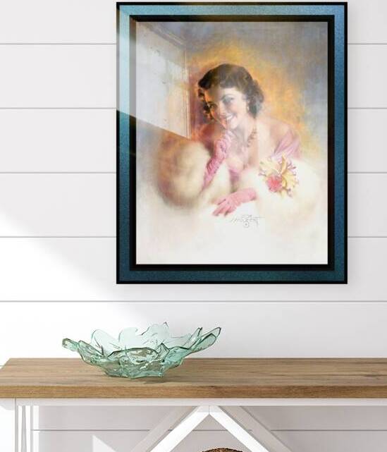 Sophisticated Glamour by Zoe Mozert Pin-Up Girl Vintage Artwork by xzendor7