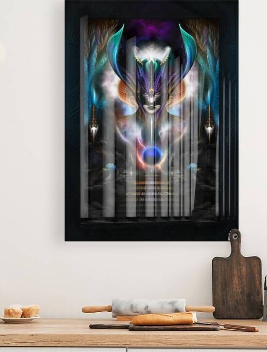 Taidushan Sai Spirit Of Power WD Fractal Portrait by xzendor7