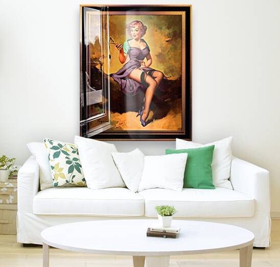 Its A Snap by Gil Elvgren Pin-Up Girl Vintage Artwork by xzendor7