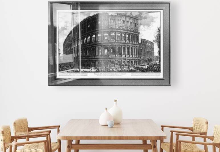 The Colosseum by Giovanni Battista Piranesi Old Masters Classical Fine Art Reproduction by xzendor7