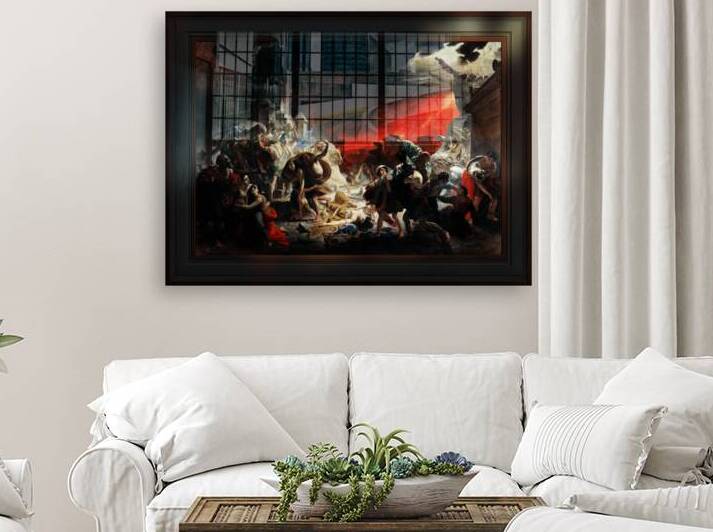 The Last Day of Pompeii by Karl Bryullov Classical Fine Art Xzendor7 Old Masters Reproductions by xzendor7