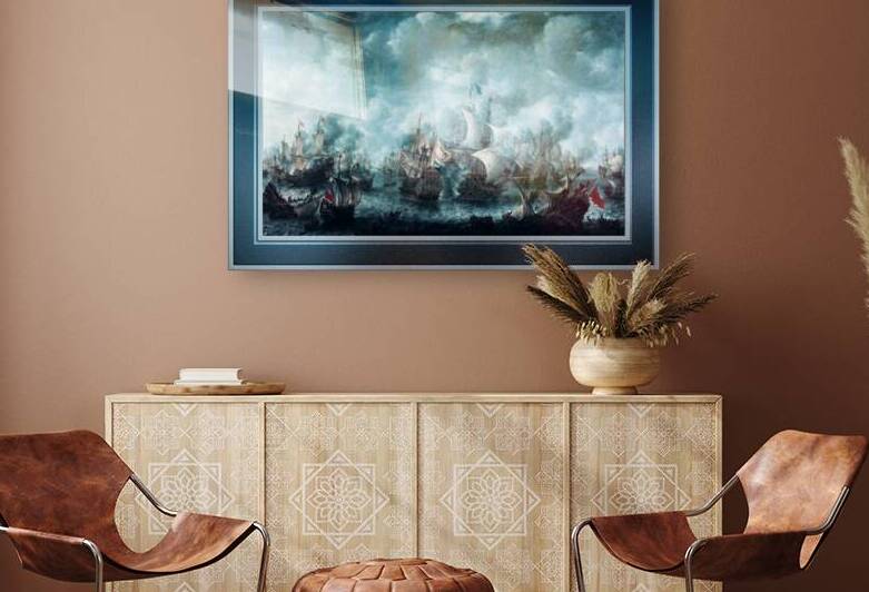 The Battle of Terheide by Jan Abrahamsz Beerstraaten Classical Fine Art Xzendor7 Old Masters Reproductions by xzendor7