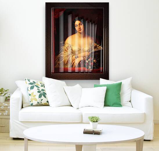 Portrait Of A Lady by French Painter Charlemagne Oscar Guet Classical Fine Art Xzendor7 Old Masters Reproductions by xzendor7