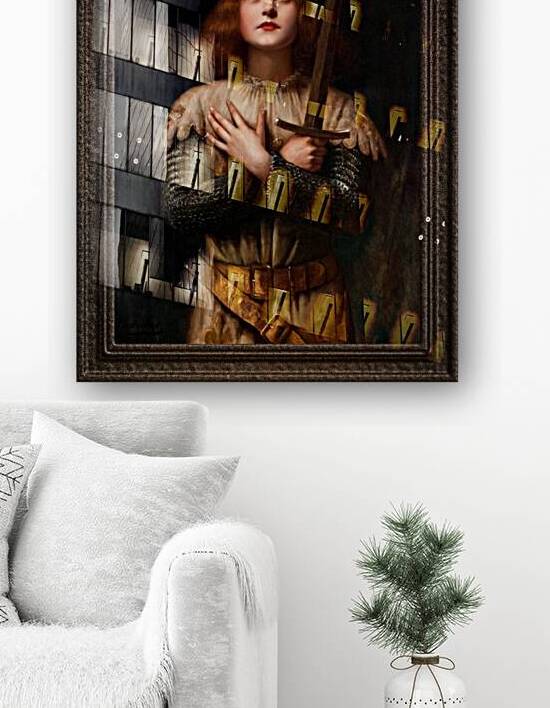 Sainte Jeanne dArc by Paul Antoine De La Boulaye Xzendor7 Old Masters Reproductions by xzendor7