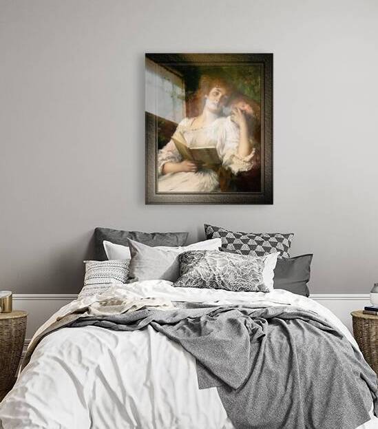 Day Dreaming by Conrad Kiesel Xzendor7 Old Masters Reproductions by xzendor7