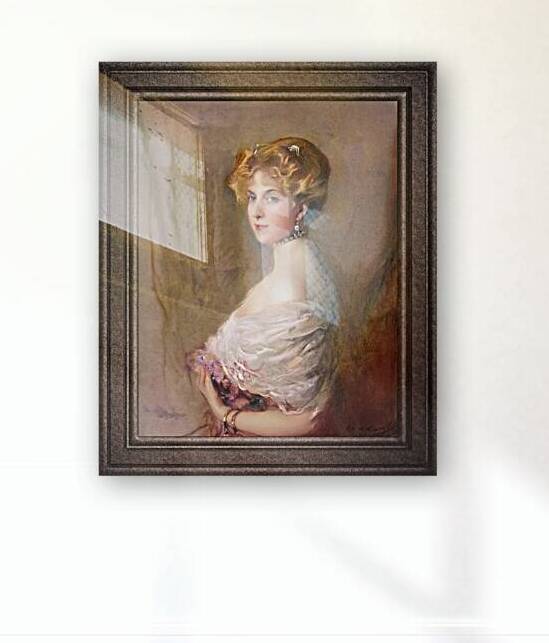 Queen Victoria Eugenia by Philip de Laszlo Classical Fine Art Xzendor7 Old Masters Reproductions by xzendor7