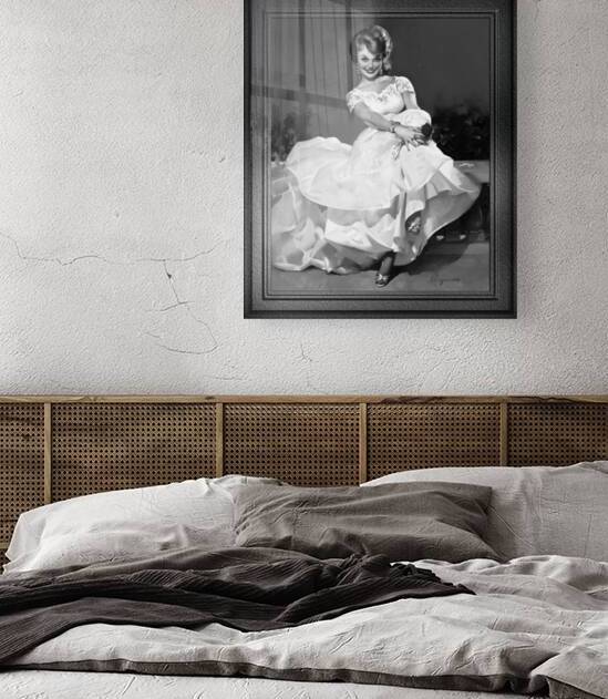 Moonlight and Roses by Gil Elvgren Black and White Xzendor7 Pinup Girl Vintage Art Reproductions by xzendor7