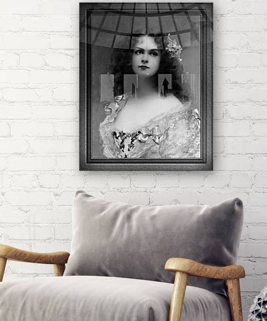The Parisian by Vittorio Matteo Corcos Black and White Xzendor7 Old Masters Art Reproductions by xzendor7