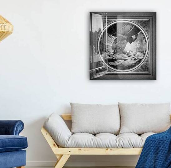 Atlas And The Hesperides by John Singer Sargent Black and White Xzendor7 Old Masters Art Reproduction by xzendor7
