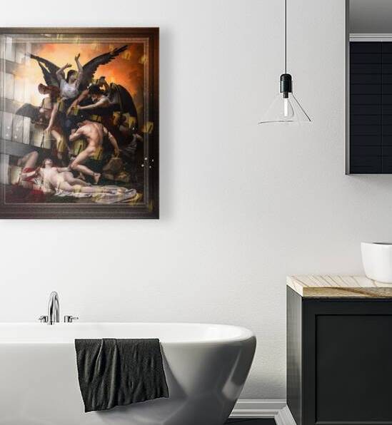 Remorse by Louis-Marie Baader Classical Art Xzendor7 Old Masters Reproductions by xzendor7