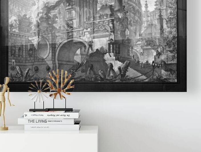 Parte di Ampio Magnifico Porto by Giovanni Battista Piranesi Classical Fine Art Xzendor7 Old Masters Reproductions by xzendor7