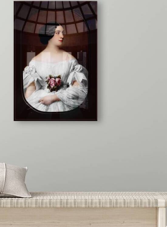 Portrait of Mrs Renouard de Bussiere by Hermann Winterhalter Classical Fine Art Xzendor7 Old Masters Reproductions by xzendor7