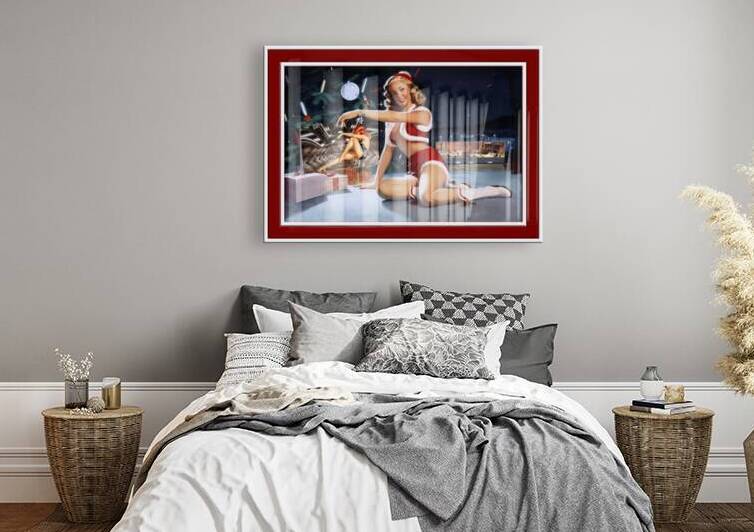 Christmas Pinup by Bill Medcalf Art Old Masters Xzendor7 Reproductions by xzendor7