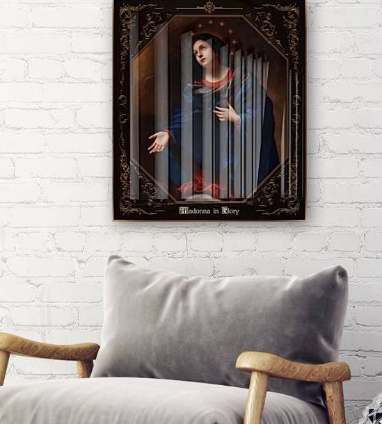 Madonna in Glory by Carlo Dolci Classical Art Xzendor7 Old Masters Reproductions by xzendor7