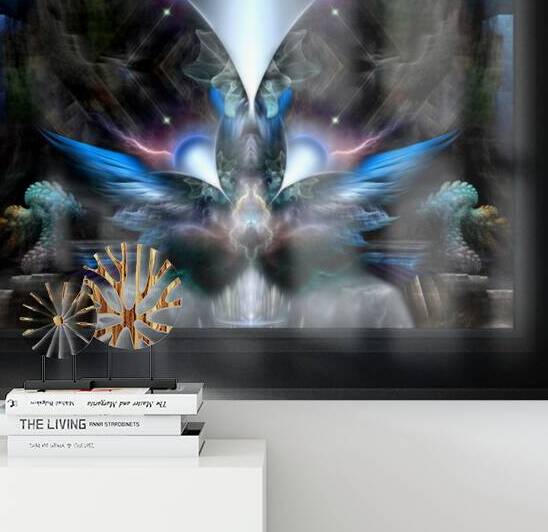 Herald The Light Fractal Wings Digital Art by Xzendor7 by xzendor7