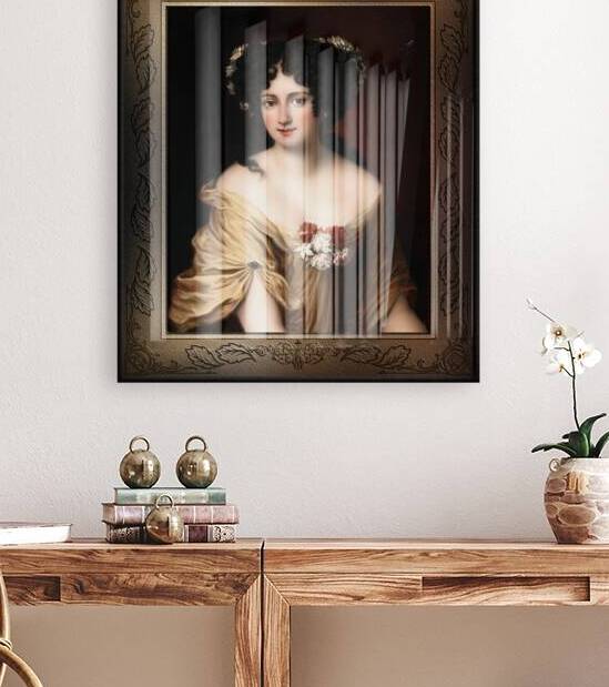 Portrait of Contessa Ortensia Ianna Stella by Jacob Ferdinand Voet Classical Fine Art Xzendor7 Old Masters Reproductions by xzendor7