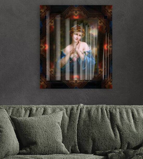 A Summer Rose The Golden Peaks by Francois Martin-Kavel Vintage Fine Art Xzendor7 Old Masters Reproductions by xzendor7