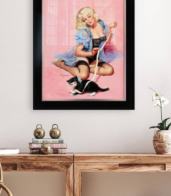 Denise Pur-r-rty Pair by Gil Elvgren Classic Xzendor7 Old Masters Reproductions by xzendor7